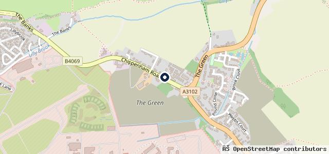 Map showing the location of Sawmills Garage