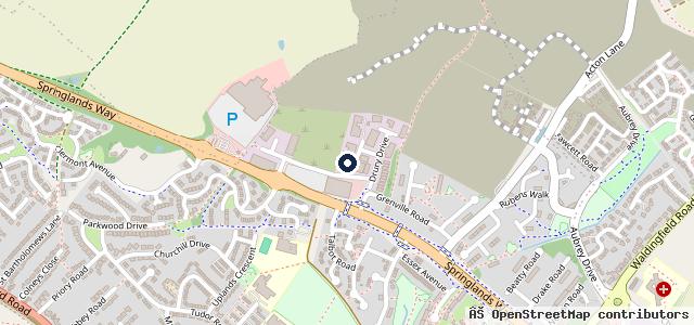 Map showing the location of Setyres Sudbury