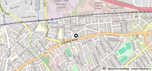 Map showing the location of Shakespeare Motor Co Ltd