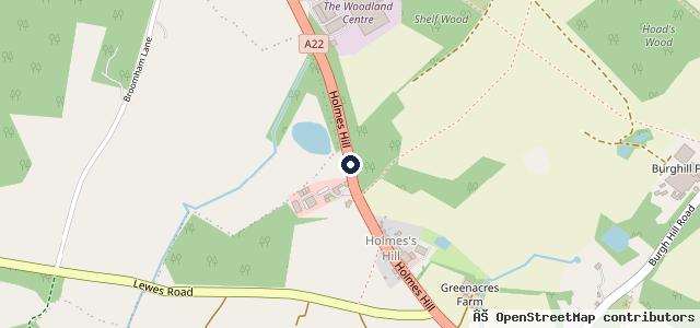 Map showing the location of Sykes Harley-Davidson | Lewes