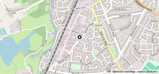 Map showing the location of Springvale MOT and Repair Centre Ltd