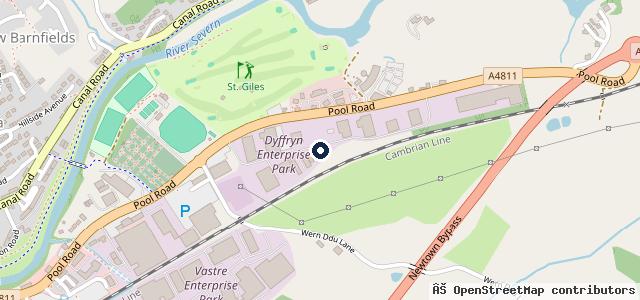 Map showing the location of JT Hughes