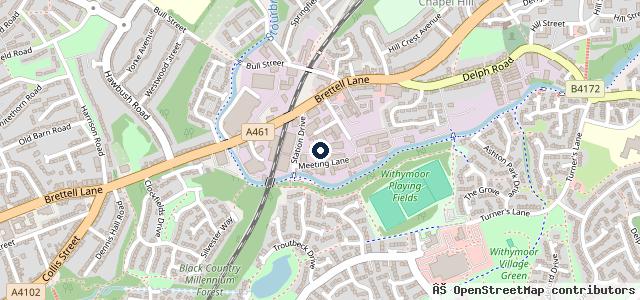 Map showing the location of Stourbridge MOT and Repairs Centre