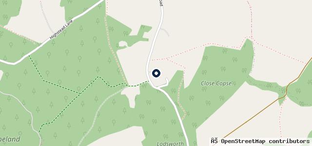 Map showing the location of Lodsworth Garage Ltd