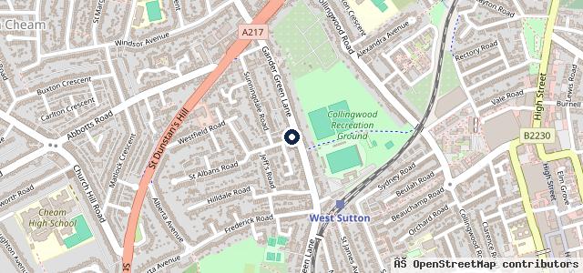 Map showing the location of Tms