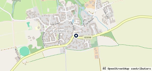 Map showing the location of Urchfont Vehicles Ltd