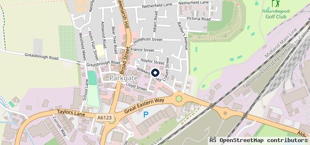 Map showing the location of Viking Motors