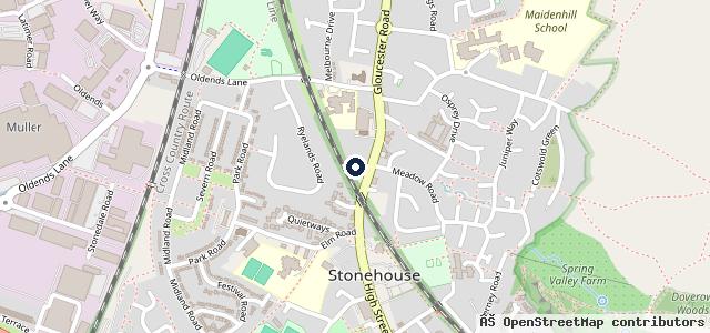Map showing the location of Volkswagen & Audi Centre & MOT
