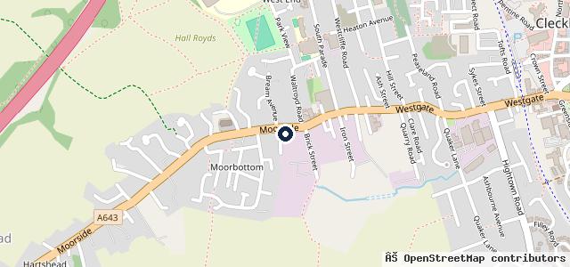 Map showing the location of Westgate Motors