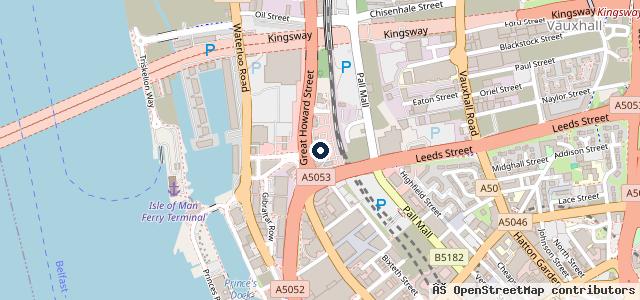 Map showing the location of Williams Liverpool BMW