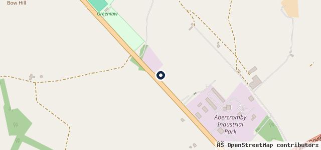 Map showing the location of Castle Douglas M O T Centre