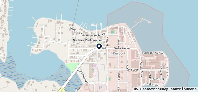 Map showing the location of Keyport Auto Repair
