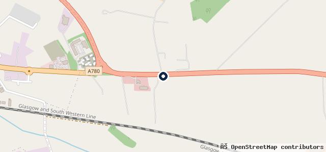 Map showing the location of A & G Motorcycles