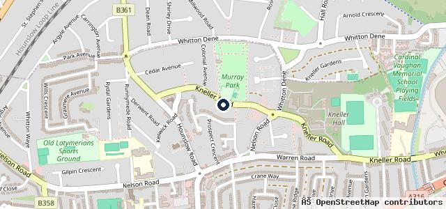 Map showing the location of Alexanders Of Twickenham Ltd