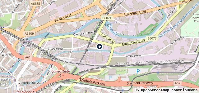 Map showing the location of AN Tyres