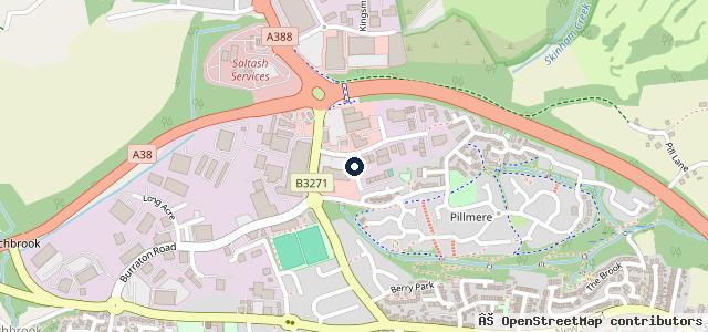Map showing the location of Alfords Auto Repair | Saltash