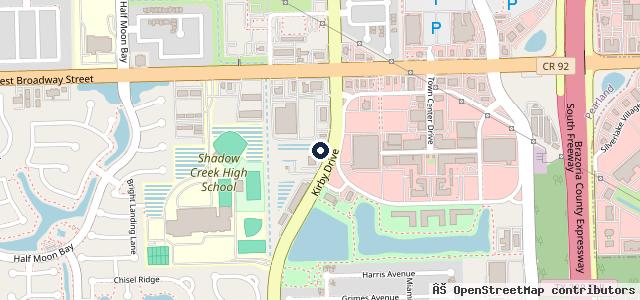 Map showing the location of Christian Brothers Automotive Pearland