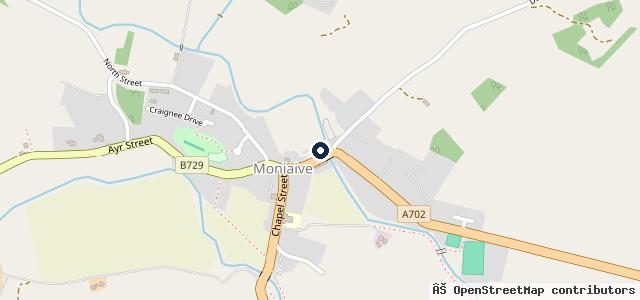 Map showing the location of Dalwhat Garage
