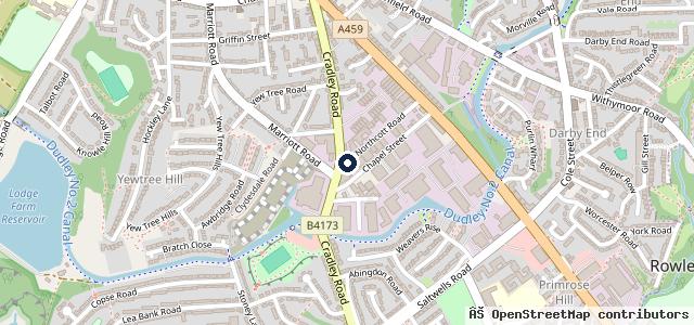 Map showing the location of Netherton Automotive Services ltd