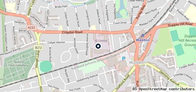Map showing the location of A & B Motors