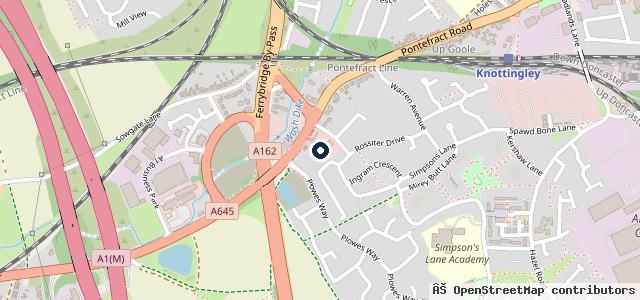 Map showing the location of Andrew Bradbury Vehicle Body Repair