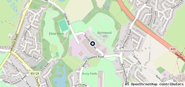 Map showing the location of A&O Autos