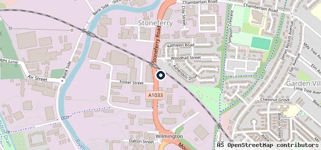 Map showing the location of Autoworx