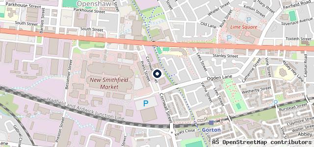 Map showing the location of Belsize Garage