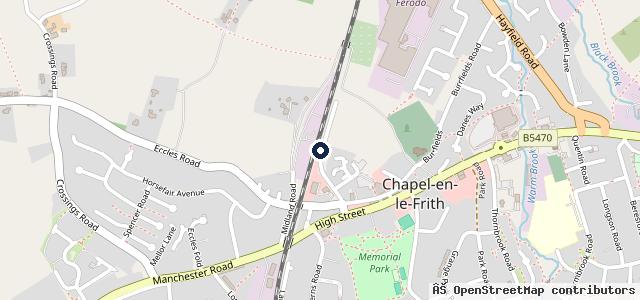 Map showing the location of Chapel Garage Ltd - MOT& SERVICING