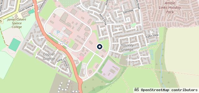 Map showing the location of Coquet Motor Company