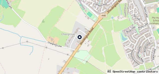 Map showing the location of Cotswold Van Centre Ltd