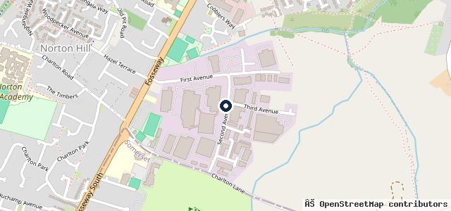 Map showing the location of D J Haines