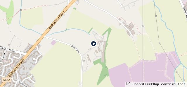 Map showing the location of Danco