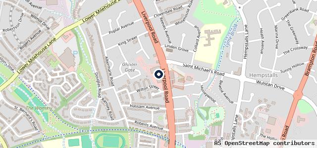 Map showing the location of DK Motorcycles
