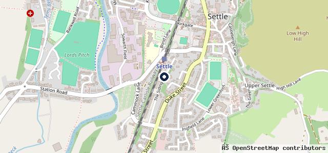 Map showing the location of David Stubbs Motors Ltd