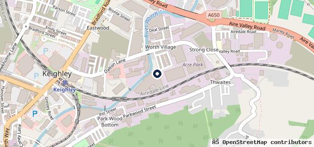 Map showing the location of Diesel Dave DD Diesel Services