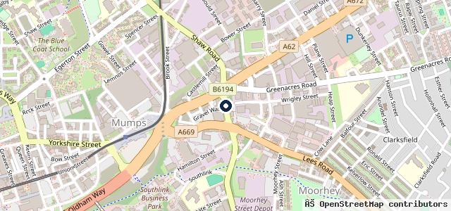 Map showing the location of Ian Edward Garage