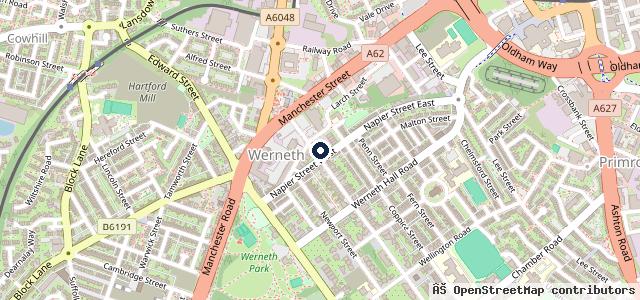 Map showing the location of Fady Valets