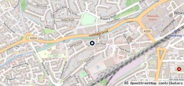 Map showing the location of Field's Car Centre