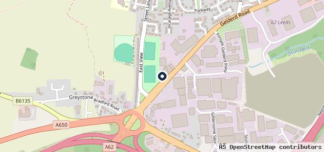 Map showing the location of Gildersome Autos