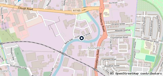 Map showing the location of CCHL | Kingston upon Hull