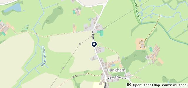 Map showing the location of Hankham Motor Works