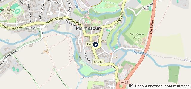 Map showing the location of Hyams Autos Ltd
