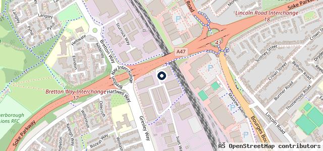 Map showing the location of Ultimate Vehicle