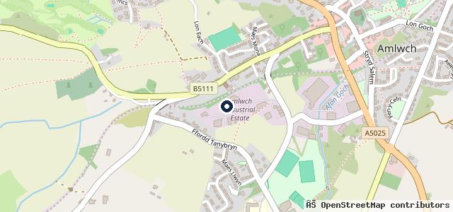 Map showing the location of Andy's Auto Service