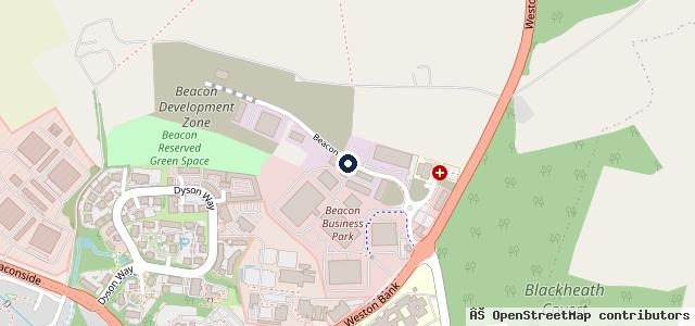 Map showing the location of Joes automotive services