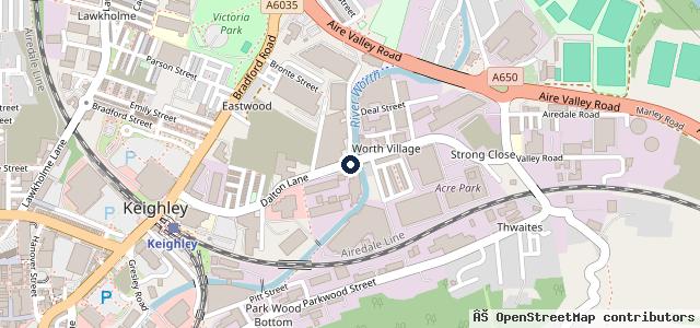 Map showing the location of Bentley Motor Group (Ford)