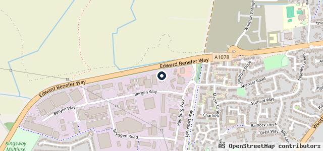 Map showing the location of Kings Lynn Volkswagen