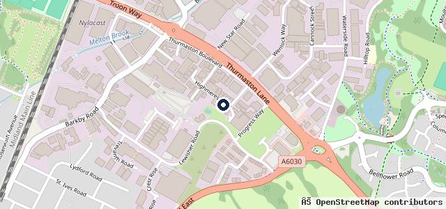 Map showing the location of Leicester Auto Diagnostic Services Ltd