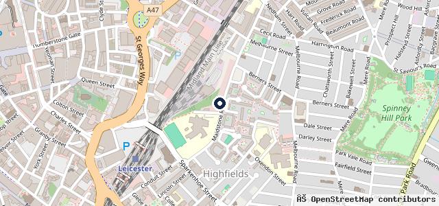 Map showing the location of Lesta Tyres and MOT